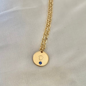 "D" monogram MINI necklace