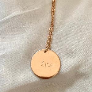 INSPIRATION necklace with "Liza" inscription