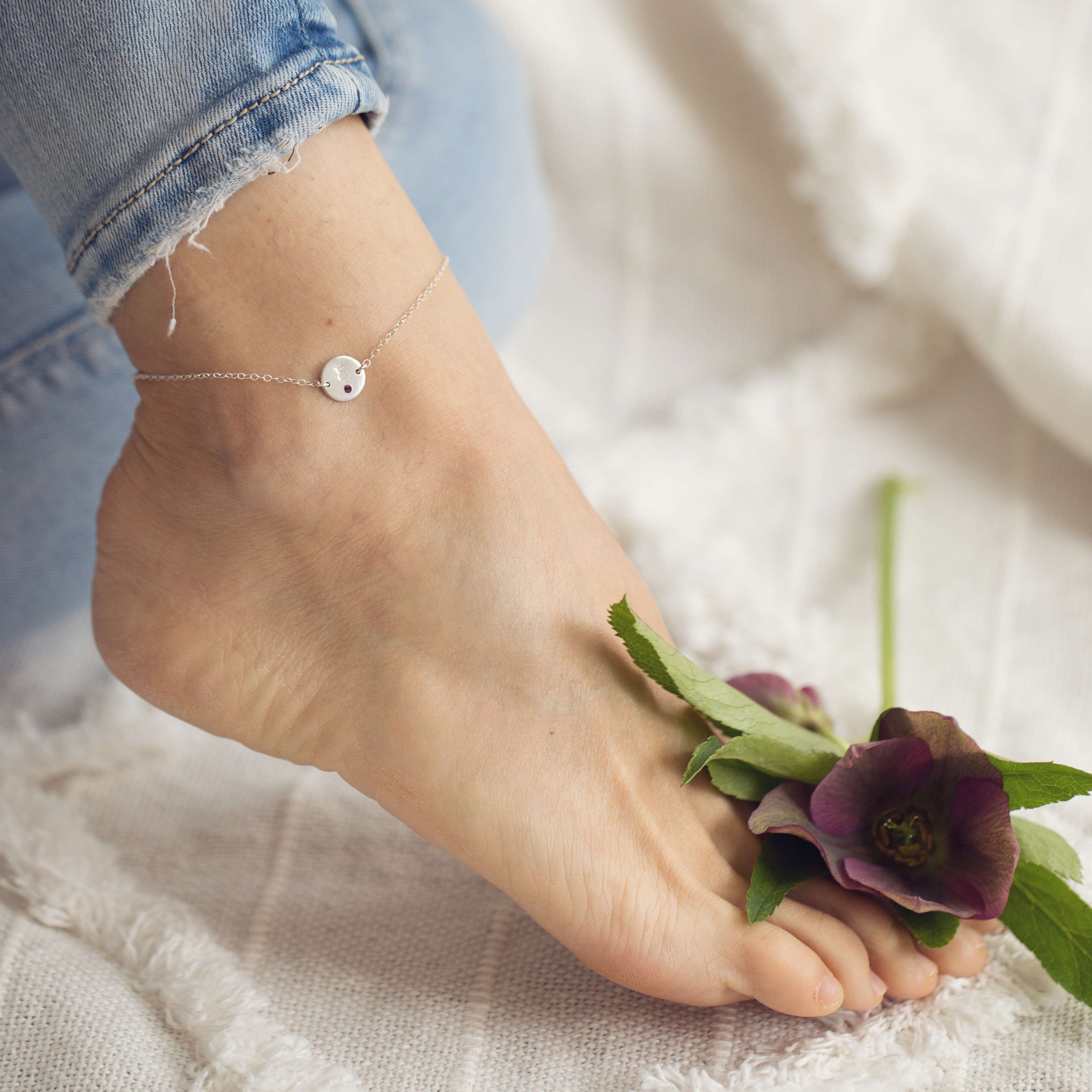 MONOGRAM anklet