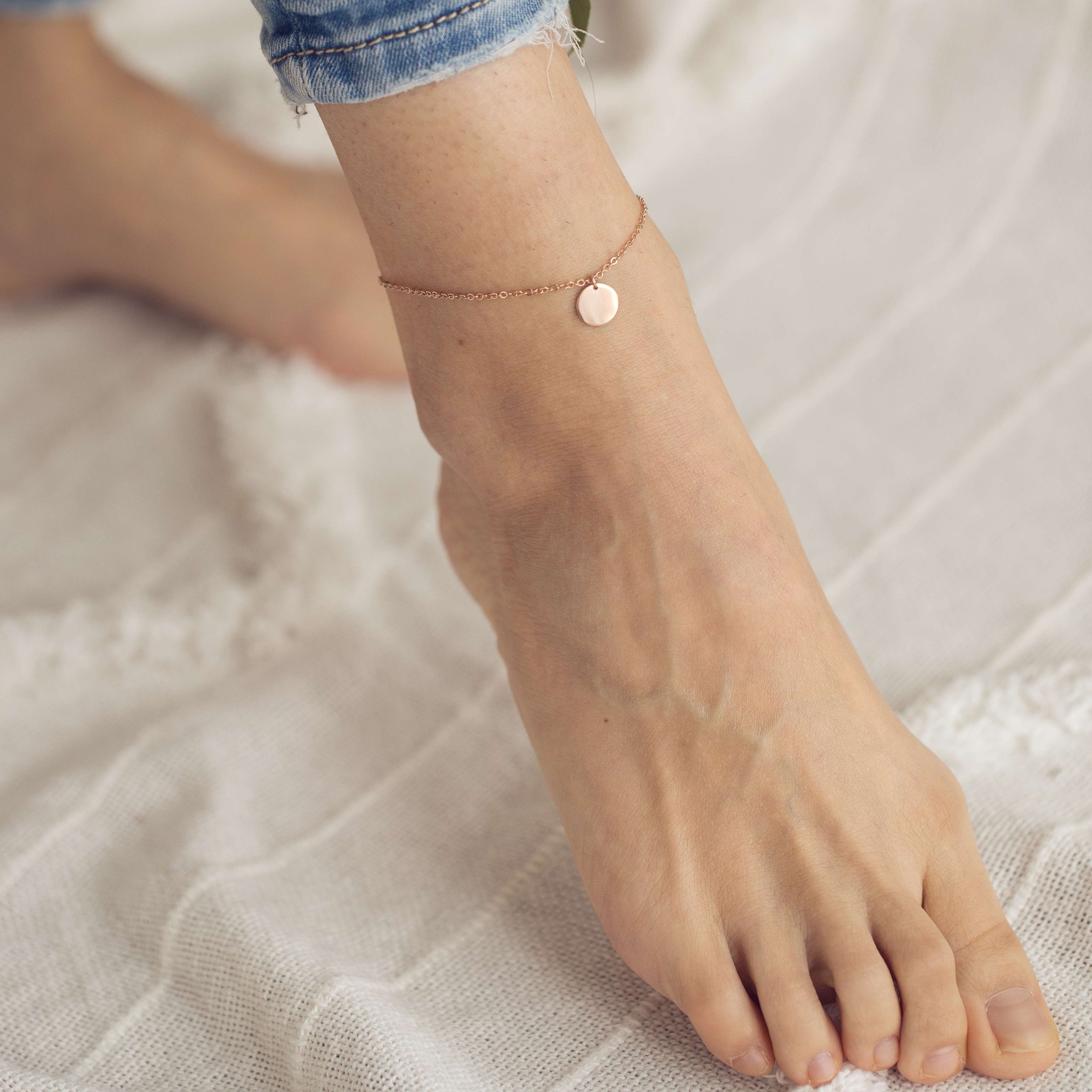 MONOGRAM anklet